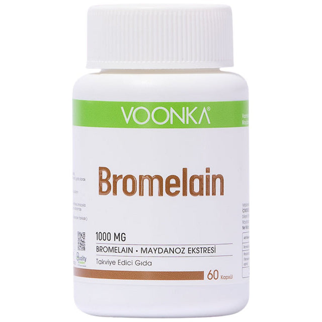 Bromelain 1000 mg - 60 Таблетки  Voonka - Nutra Best Bulgaria