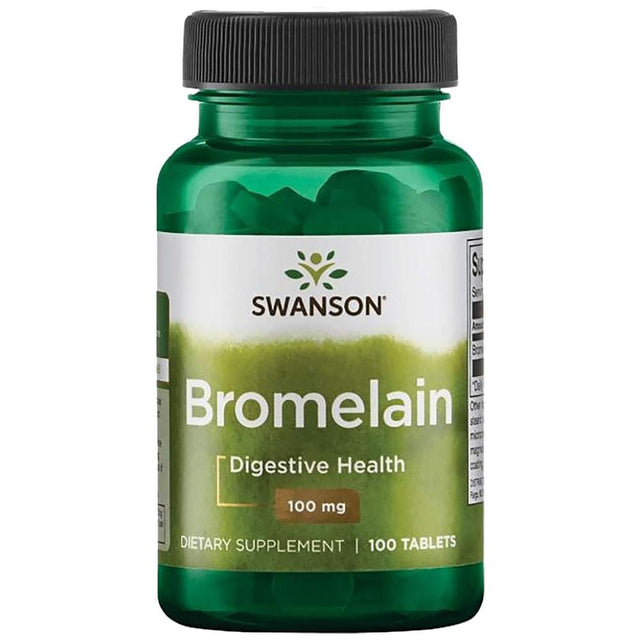 Bromelain 100 mg - 100 Таблетки  Swanson - Nutra Best Bulgaria