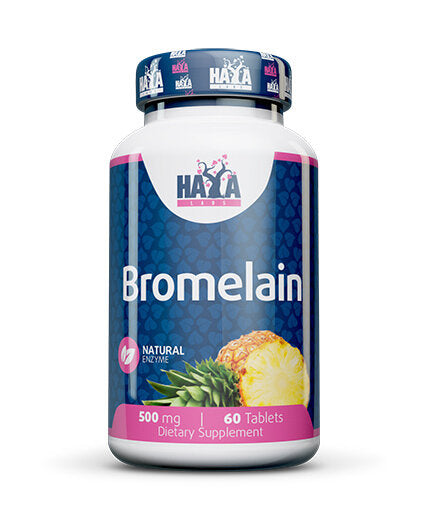 Bromelain 500mg / 60 Caps.  Haya Labs - Nutra Best Bulgaria