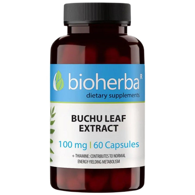 Buchu Leaf 100 mg - 60 капсули  Bioherba - Nutra Best Bulgaria