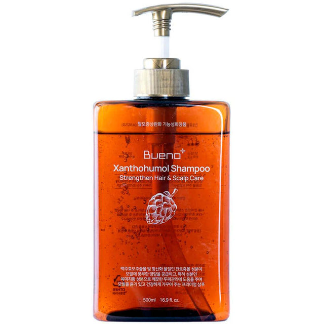 Bueno, Xanthohumol, Hair Shampoo, Strengthening & Anti-Hair Loss, 500 ml  Bueno - Nutra Best Bulgaria