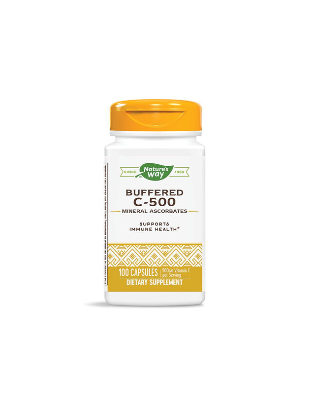 Buffered C-500/ Витамин С (буфериран) 500 mg x 100 капсули Nature’s Way  Nature’s Way - Nutra Best Bulgaria