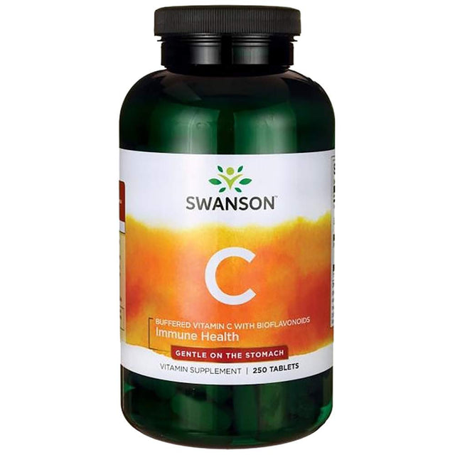 Buffered Vitamin C with Bioflavonoids 1000 mg 250 Таблетки  Swanson - Nutra Best Bulgaria