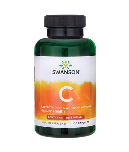 Buffered Vitamin C with Bioflavonoids 500 mg - 100 капсули  Swanson - Nutra Best Bulgaria