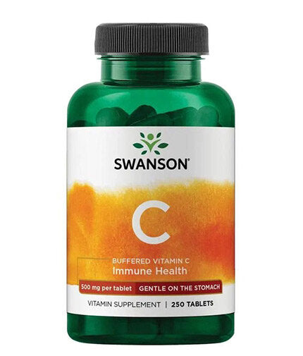 Buffered Vitamin C with Bioflavonoids 500 mg - 250 Таблетки  Swanson - Nutra Best Bulgaria