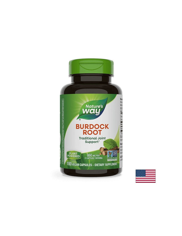 Burdock Root 475 mg - 100 капсули  Nature’s Way - Nutra Best Bulgaria