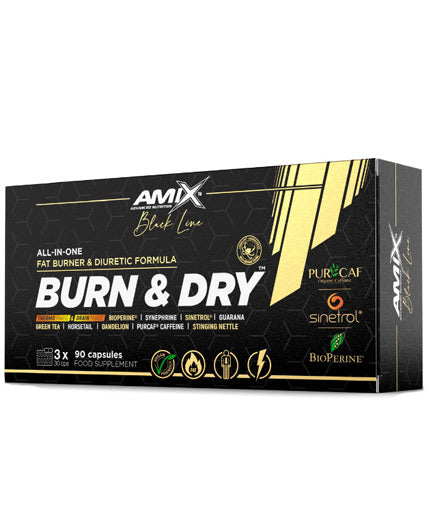 Burn & Dry / 90 Caps  AMIX - Nutra Best Bulgaria