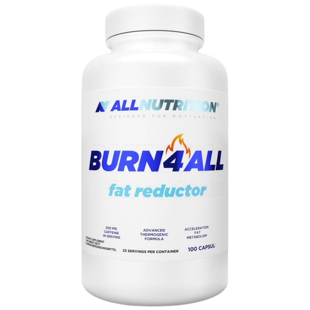 Burn4All | Thermogenic Fat Reductor - 100 капсули  AllNutrition - Nutra Best Bulgaria