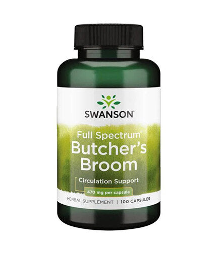 Butcher's Broom 470 mg - 100 капсули  Swanson - Nutra Best Bulgaria