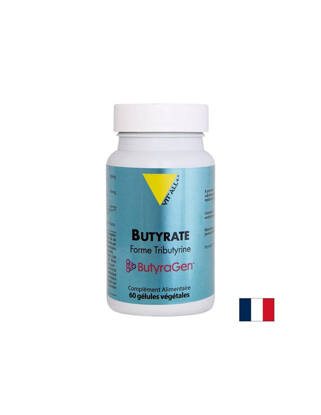 Стомашно-чревен тракт - Трибутин комплекс - Butyrate, 200 mg x 60 капсули  Vit'all Plus - Nutra Best Bulgaria