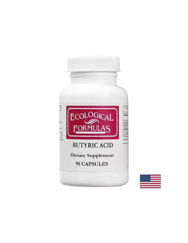 Butyric Acid, 90 капсули Ecological Formulas  Ecological Formulas - Nutra Best Bulgaria