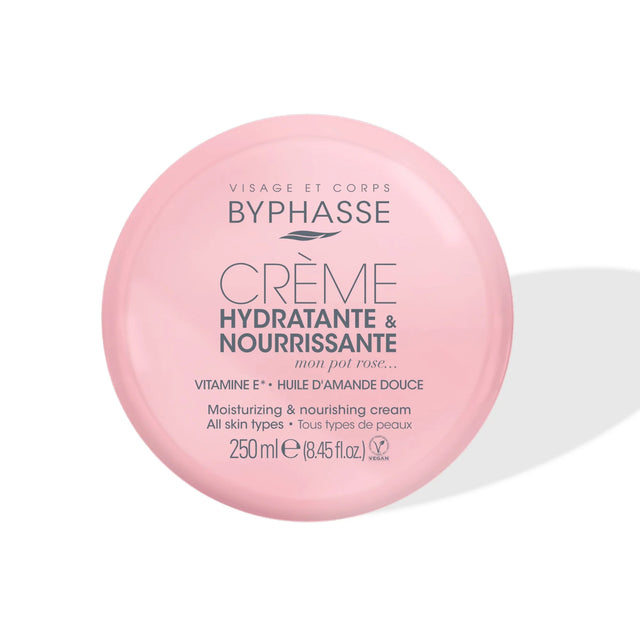 Byphasse, Byphasse, Vitamin E, Moisturizing, Cream, For Face & Body, 250 ml  Byphasse - Nutra Best Bulgaria