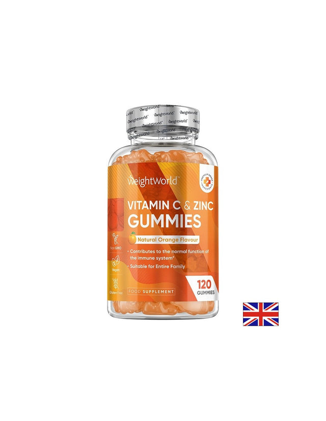 Витамин C 100 mg + Цинк 3 mg – Имунитет, 120 желирани таблетки  WeightWorld - Nutra Best Bulgaria