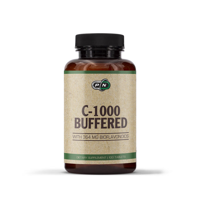 VITAMIN C-1000 BUFFERED - 100 Tablets - Nutra Best Bulgaria