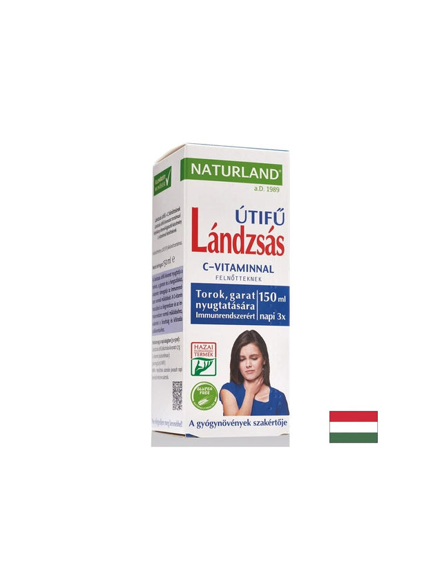 Сироп с живовляк и витамин C – При кашлица и хрема, 150 ml  Naturland - Nutra Best Bulgaria