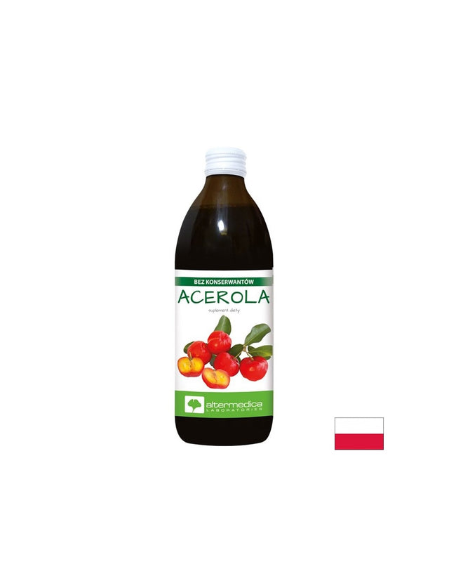 Сок от Ацерола – Имунна защита с натурален витамин C, 530 mg, 500 ml  Alter Medica - Nutra Best Bulgaria