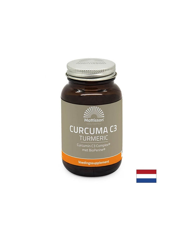 Кости и стави Куркума C3® 668 mg + Биоперин BioPerine® 12 mg 60 таблетки  Mattisson Healthstyle - Nutra Best Bulgaria
