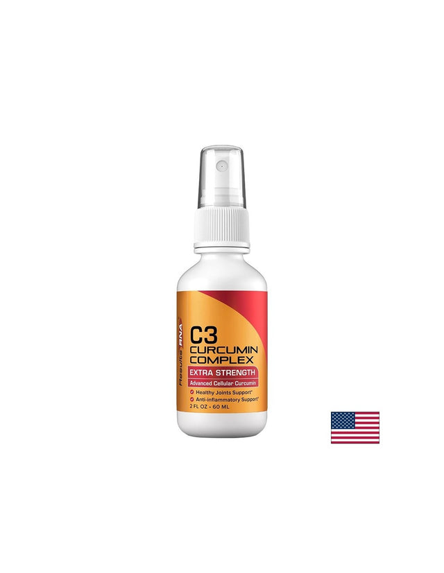 C3 Curcumin Complex с BioPerine® – Гъвкави стави и храносмилателен комфорт, 60 ml спрей  Results RNA - Nutra Best Bulgaria