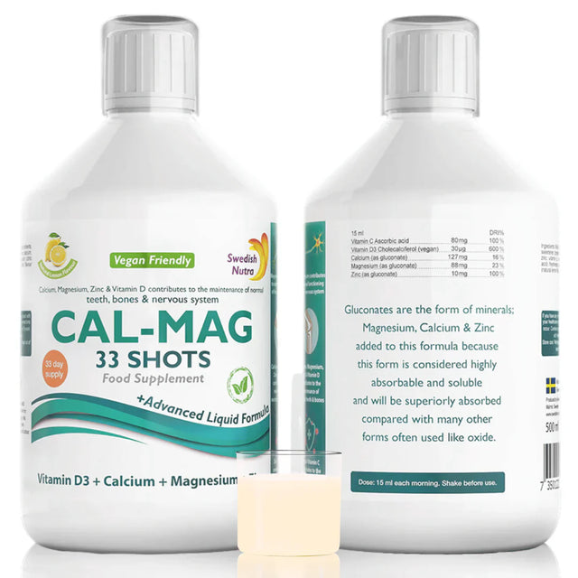 CAL-MAG /500 ML, 33 ДОЗИ/ SWEDISH NUTRA  Swedish Nutra - Nutra Best Bulgaria