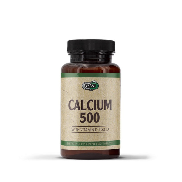 CALCIUM 500 - 60 tablets  Pure Nutrition - Nutra Best Bulgaria
