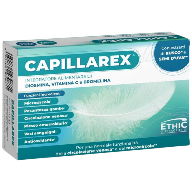 CAPILLAREX | Blood Vessels Support - 30 Таблетки  EthicSport - Nutra Best Bulgaria