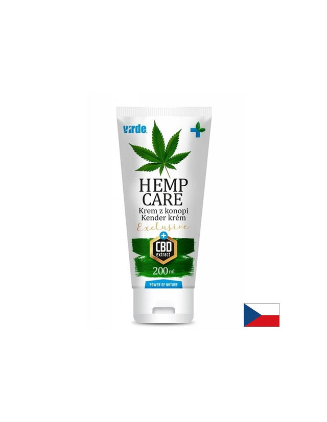 Крем с конопено масло и CBD – За суха, напукана и раздразнена кожа, 200 ml  Virde - Nutra Best Bulgaria