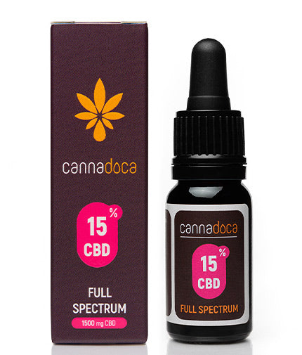 CBD Oil Full Spectrum 15% / 1500 mg / 10 ml  CANNADOCA - Nutra Best Bulgaria