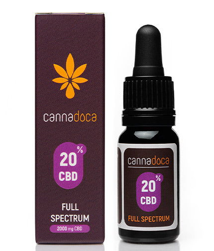 CBD Oil Full Spectrum 20% / 2000 mg / 10 ml  CANNADOCA - Nutra Best Bulgaria