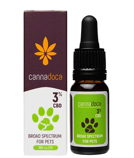 CBD Oil Pets 3% / 300 mg / 10 ml  CANNADOCA - Nutra Best Bulgaria