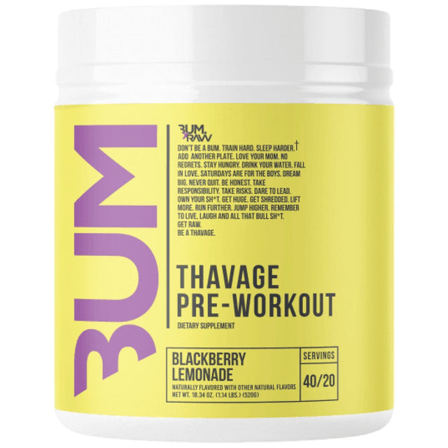CBUM Thavage Pre-Workout | with Nitrosigine - 520 грама  RAW Nutrition - Nutra Best Bulgaria