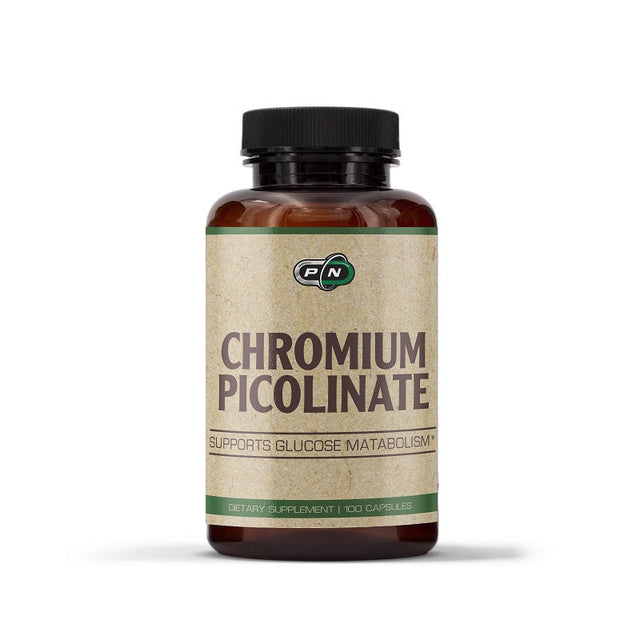 CHROMIUM PICOLINATE 200 МКГ - 100 КАПСУЛИ  Pure Nutrition - Nutra Best Bulgaria