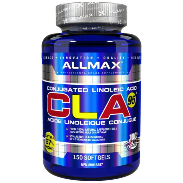CLA 95 - 150 Гел капсули  AllMax Nutrition - Nutra Best Bulgaria