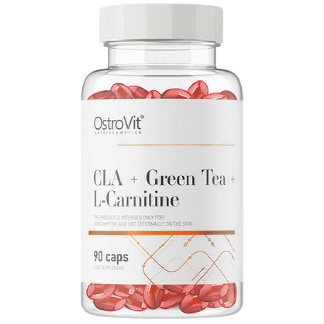 CLA + Green Tea + L-Carnitine 90 Гел капсули  OstroVit - Nutra Best Bulgaria