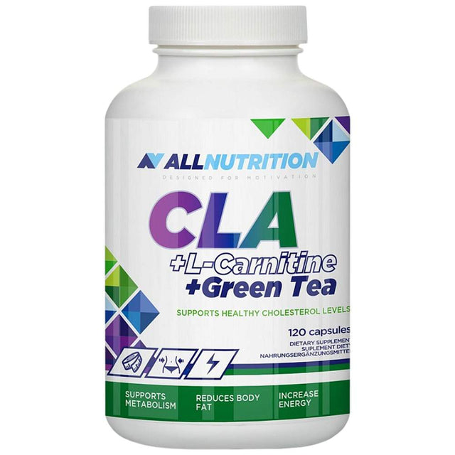 CLA + L-Carnitine + Green Tea - 120 капсули  AllNutrition - Nutra Best Bulgaria