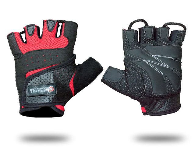 Мъжки ръкавици за фитнес CLASSIC - Червени  Pure Nutrition - Nutra Best Bulgaria