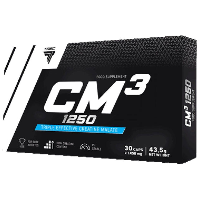 CM3 1250 | Tri-Creatine Malate - 90 капсули  Trec Nutrition - Nutra Best Bulgaria