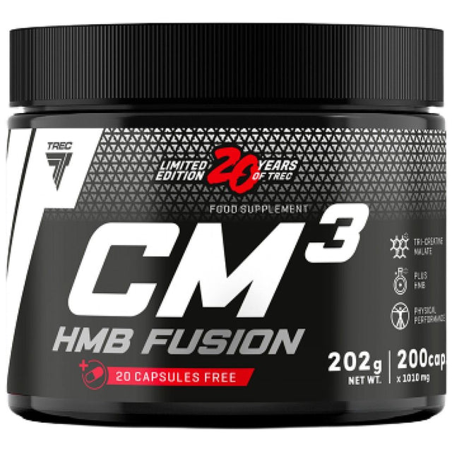 CM3 HMB Fusion | 20 Years of Trec - Limited Edition - 200 капсули  Trec Nutrition - Nutra Best Bulgaria