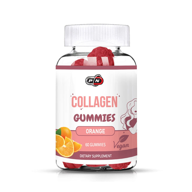 COLLAGEN GUMMIES - ORANGE - 60 GUMMIES  Pure Nutrition - Nutra Best Bulgaria