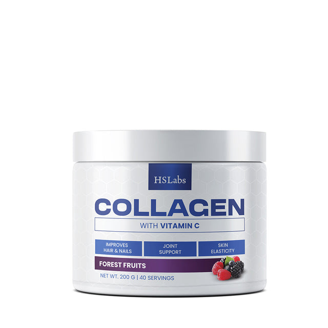 COLLAGEN WITH VITAMIN C - WILD FRUITS - 200 g  HS LABS - Nutra Best Bulgaria