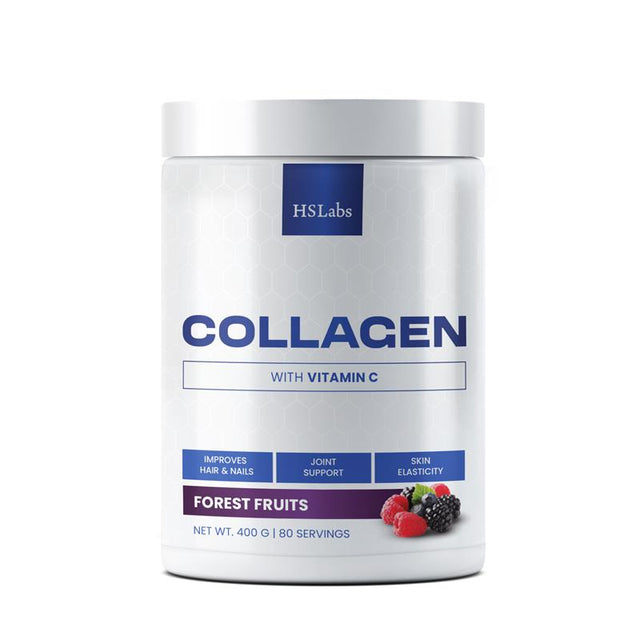 COLLAGEN WITH VITAMIN C - WILD FRUITS - 400 g  HS LABS - Nutra Best Bulgaria