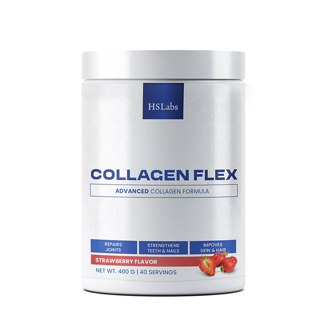 COLLAGEN FLEX STRAWBERRY - 400 g - Nutra Best Bulgaria