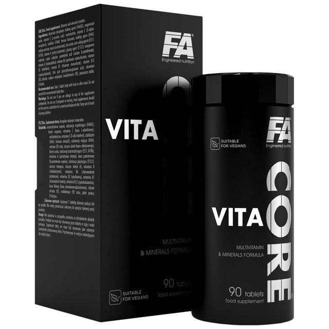 CORE Vita / Premium Multivitamin Formula - 90 Таблетки  FA Nutrition - Nutra Best Bulgaria