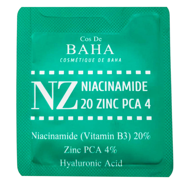 COS DE BAHA Niacinamide 20% Zinc 4% Serum (S_NZ) 1,5 ml  Cos De Baha - Nutra Best Bulgaria