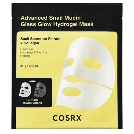 COSRX - Advanced Snail Mucin Glass Glow Hydrogel Mask - 34g  COSRX - Nutra Best Bulgaria
