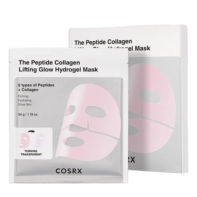 COSRX Peptide Collagen Glow Hydrogel Mask, 34g * 3 pcs  Cosrx - Nutra Best Bulgaria