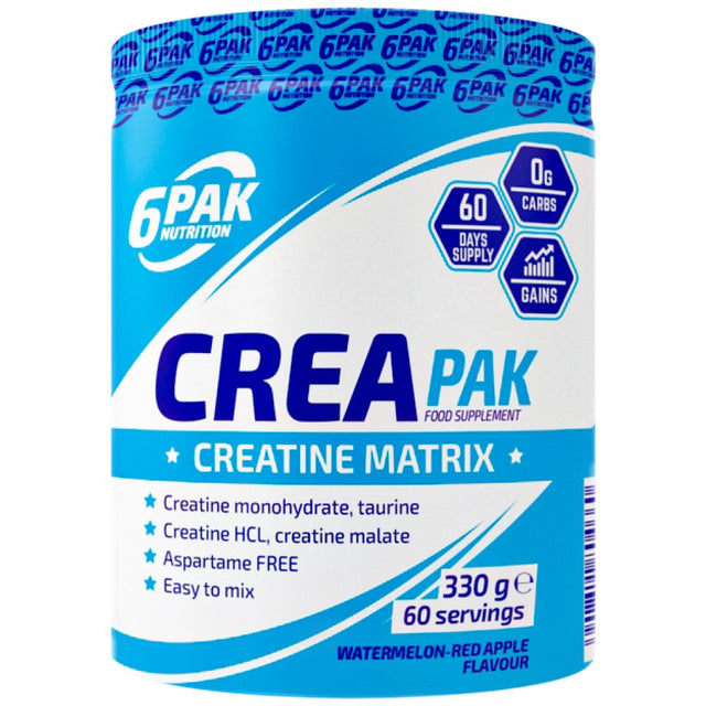 CREA PAK (Creatine Matrix) - 330 грама  6PAK Nutrition - Nutra Best Bulgaria