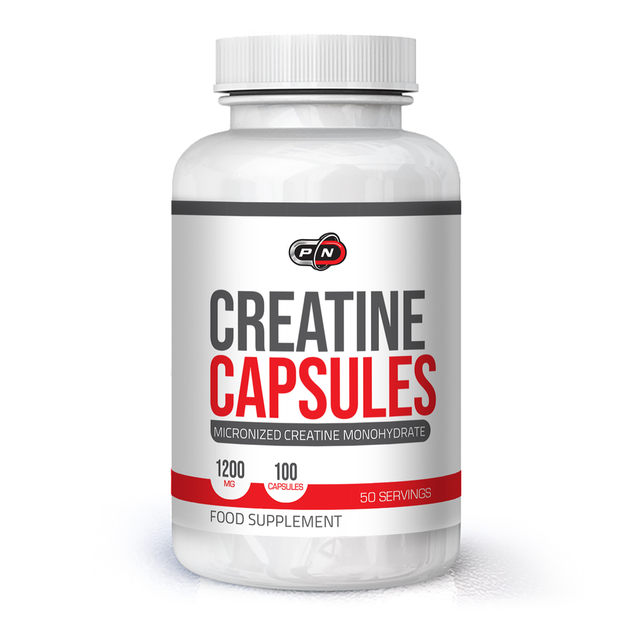 CREATINE CAPSULES 1200 mg - 100 капсули  Pure Nutrition - Nutra Best Bulgaria