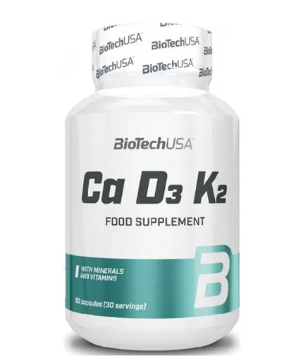Ca D3 K2 / 90 Caps  BIOTECH USA - Nutra Best Bulgaria