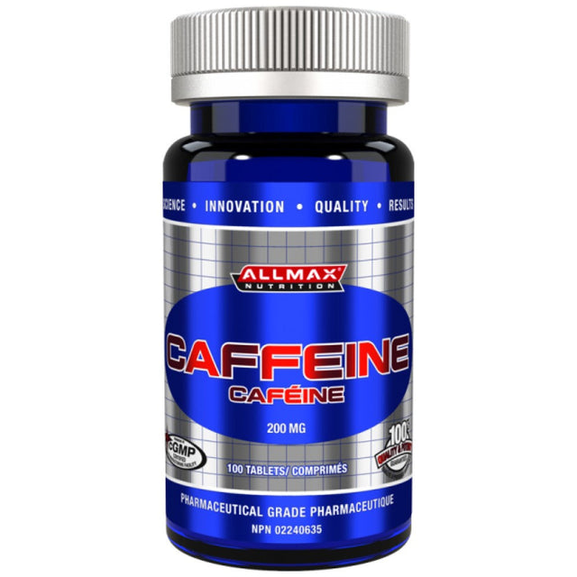 Caffeine - 100 Таблетки  AllMax Nutrition - Nutra Best Bulgaria