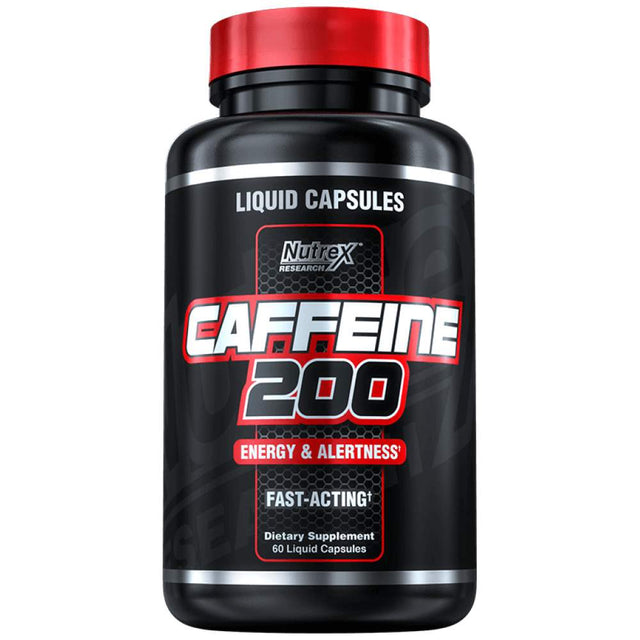 Caffeine 200 - 60 Гел капсули  Nutrex - Nutra Best Bulgaria